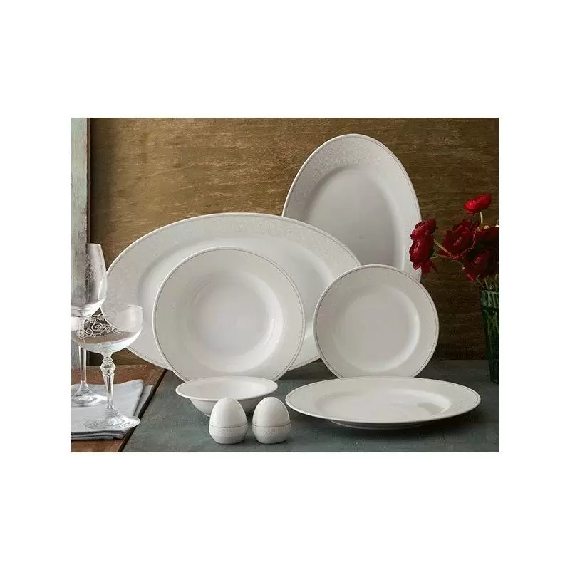 سرویس 28 پارچه چینی زرین-ایتالیا اف (گرد)-6 نفره-کلارا